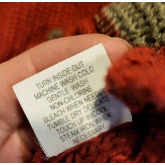 Mid Length Chunky Knit Lagenlook Cottage Boho Button Up Sweater Vest S - Picture 6 of 7